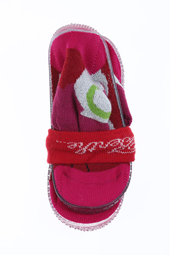 berthe aux grands pieds chaussures fille de couleur rose