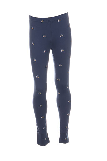 pepe jeans pantalons fille de couleur bleu
