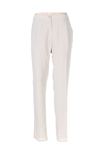 griffon pantalons femme de couleur beige