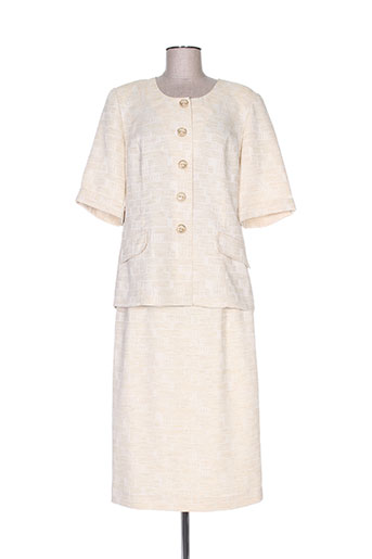 karting ensemble femme de couleur beige
