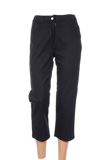 lucchini pantacourts femme de couleur noir