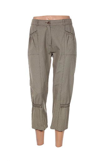 lucchini pantacourts femme de couleur vert