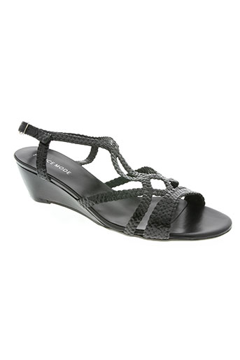 france mode chaussures femme de couleur noir