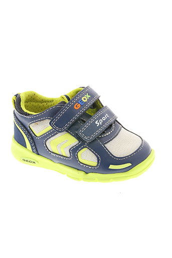 geox chaussures garçon de couleur bleu