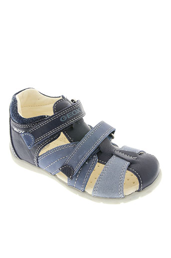 geox chaussures garçon de couleur bleu