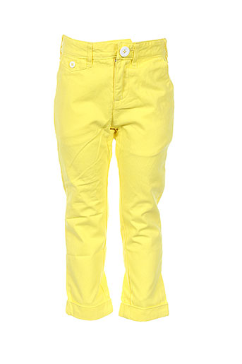 billybandit pantalons garçon de couleur jaune