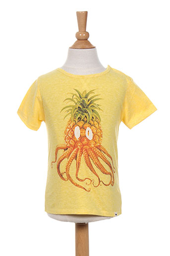 billybandit t-shirts garçon de couleur jaune