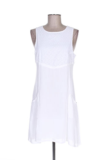 teddy smith robes femme de couleur blanc