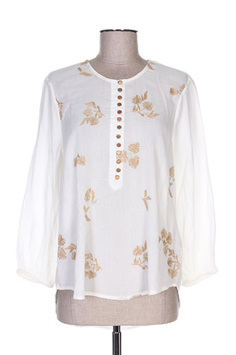 teddy smith tuniques femme de couleur blanc