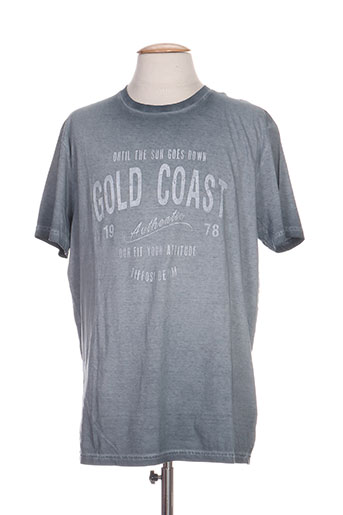 tiffosi t-shirts homme de couleur bleu