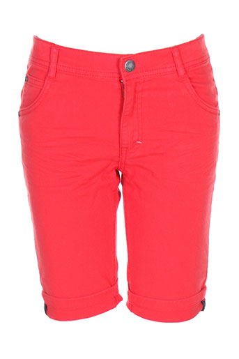 jean bourget shorts / bermudas garçon de couleur rouge