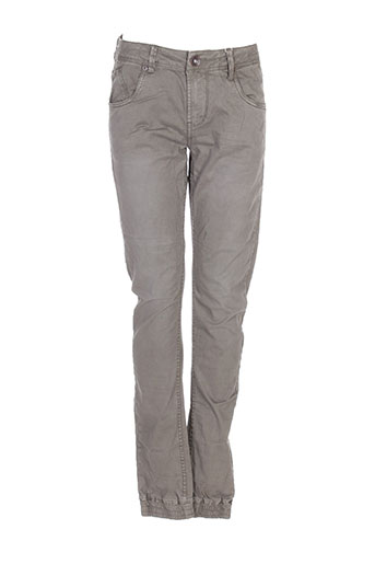 garcia pantalons garçon de couleur gris