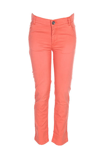 3 pommes pantalons fille de couleur orange