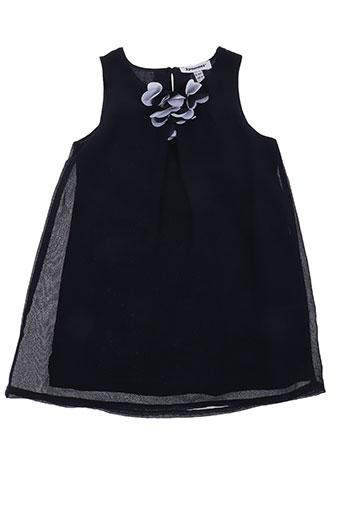 3 pommes robes fille de couleur bleu
