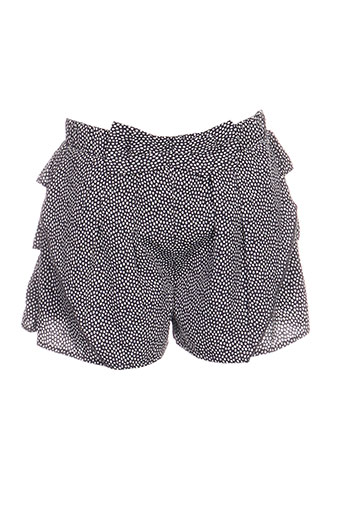 3 pommes shorts / bermudas fille de couleur noir