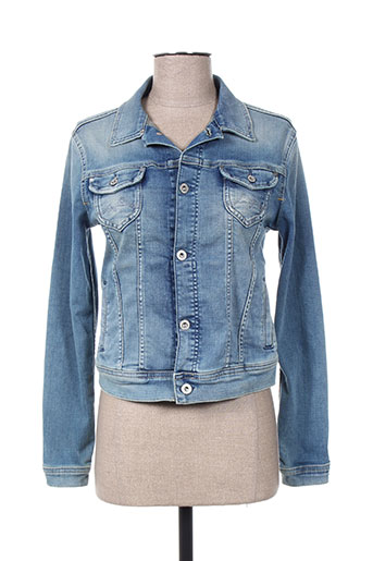 pepe jeans vestes fille de couleur bleu