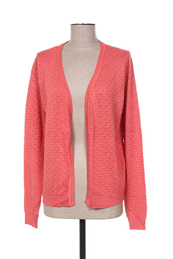 vila gilets femme de couleur orange