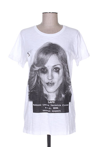 my t-shirt life is a circus t-shirts femme de couleur blanc