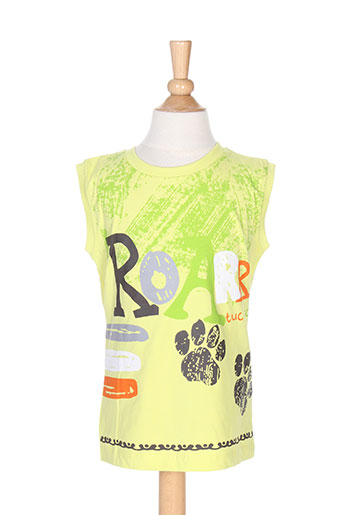 tuc tuc t-shirts garçon de couleur jaune