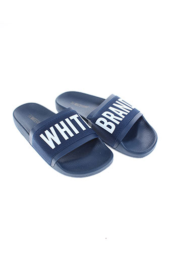 thewhitebrand chaussures femme de couleur bleu