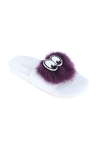 thewhitebrand chaussures fille de couleur blanc