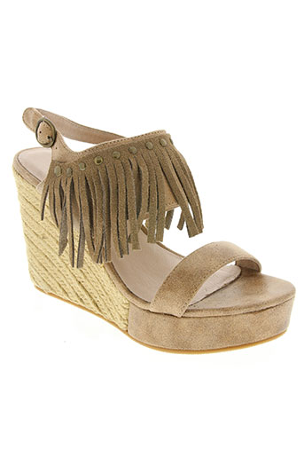 les p'tites bombes chaussures femme de couleur beige