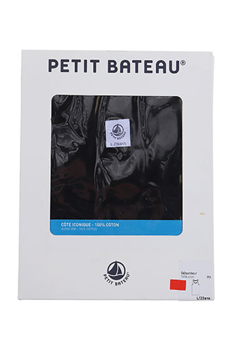 petit bateau t-shirts femme de couleur noir