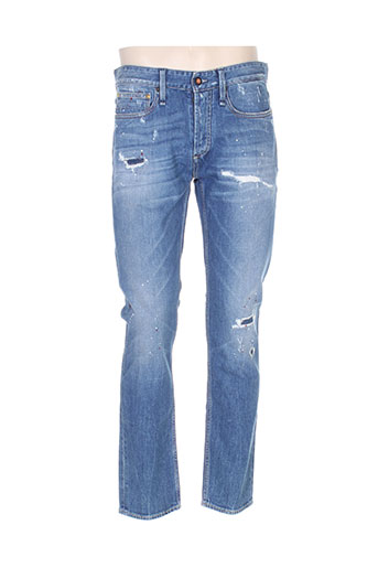 denham jeans homme de couleur bleu