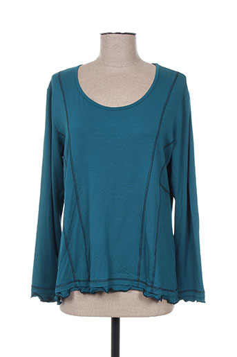 jean gabriel t-shirts femme de couleur bleu