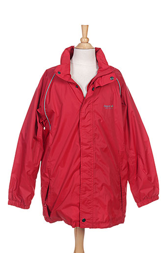 regatta manteaux garçon de couleur rouge