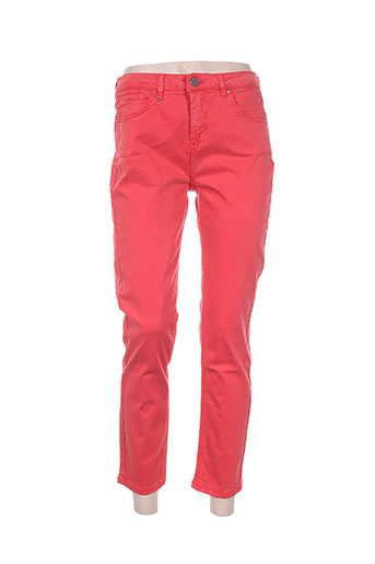 gerard darel pantacourts femme de couleur rouge