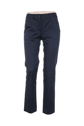 gerard darel pantalons femme de couleur bleu