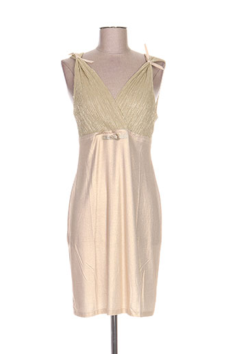 lo! les filles robes femme de couleur beige