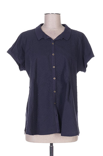 white stuff chemises femme de couleur bleu
