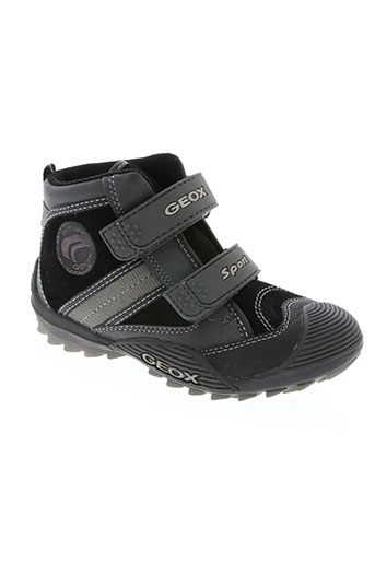 geox chaussures garçon de couleur noir