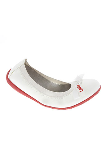 les p'tites bombes chaussures fille de couleur blanc