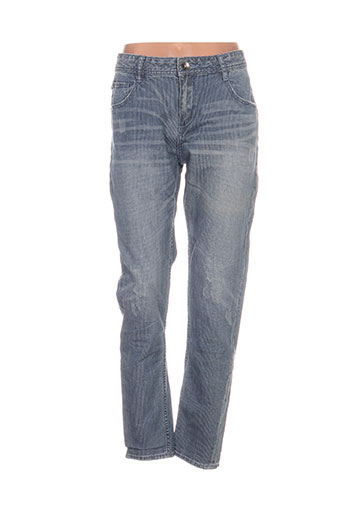 ddp jeans femme de couleur bleu