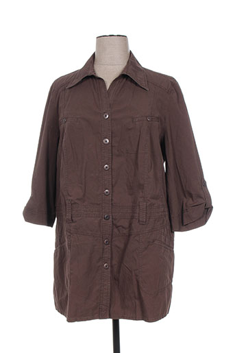 kjbrand vestes femme de couleur marron
