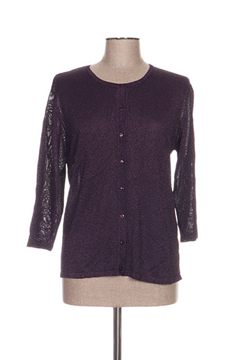 lewinger gilets femme de couleur violet