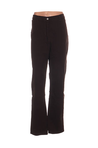 jost pantalons femme de couleur marron