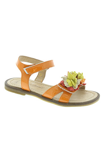 romagnoli chaussures fille de couleur orange