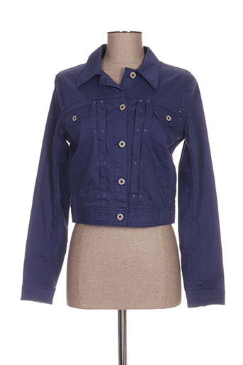 tommy hilfiger vestes femme de couleur bleu