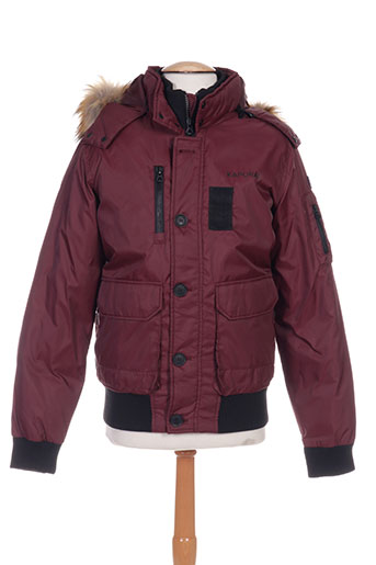 kaporal vestes homme de couleur rouge