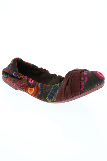 desigual chaussures femme de couleur rouge
