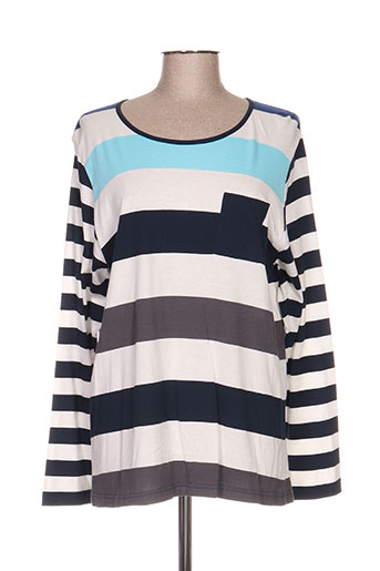 jensen t-shirts femme de couleur bleu