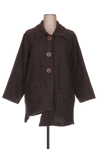 neslay manteaux femme de couleur marron