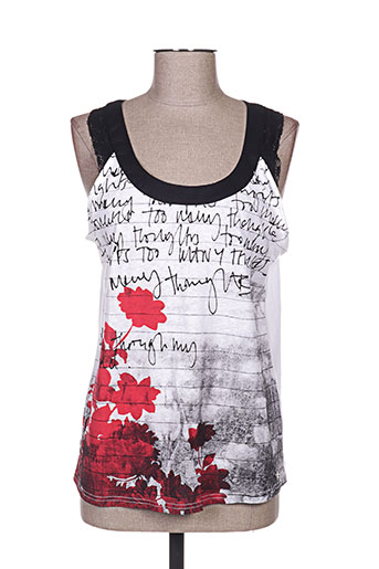 les filles de neaux t-shirts femme de couleur blanc