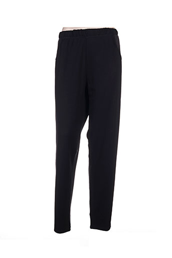 gevana pantalons femme de couleur noir