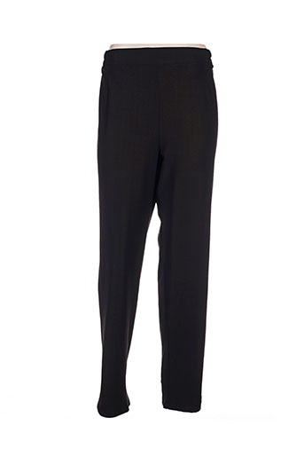 gevana pantalons femme de couleur noir