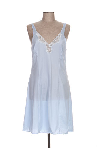lingerie elizabeth nuit femme de couleur bleu